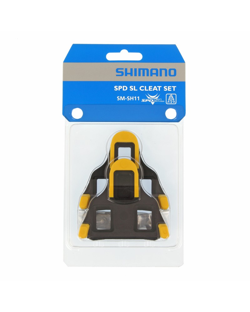 Calas Shimano SPD-SL SH11 amarillas 6 Grados