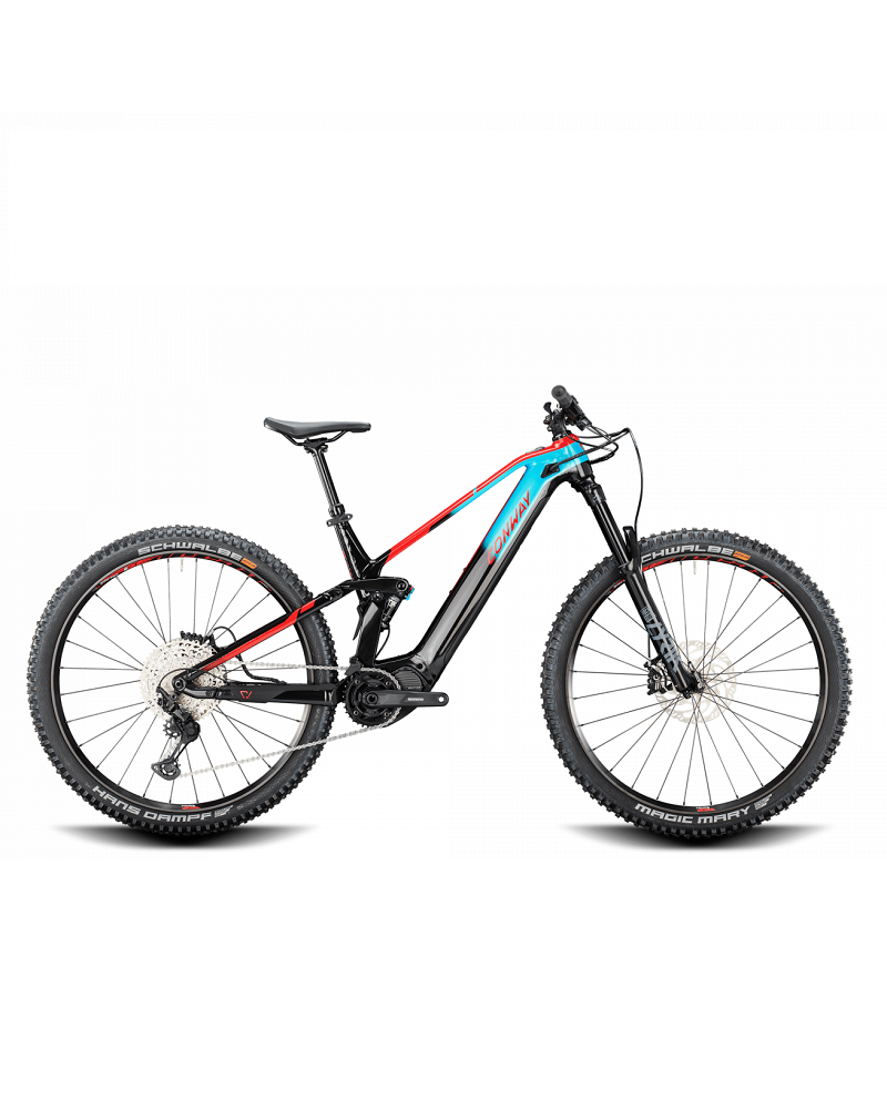 Bicicleta Conway eWME 4.9 2022 Turquoise Fade/Red