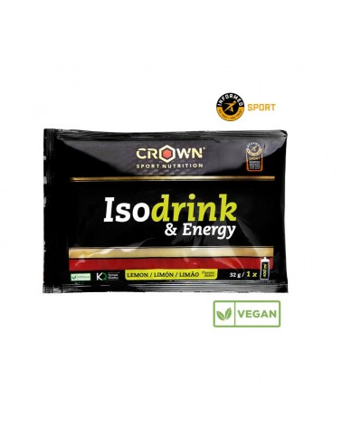 Isotónico Crown Isodrink & Energy 32g Limón