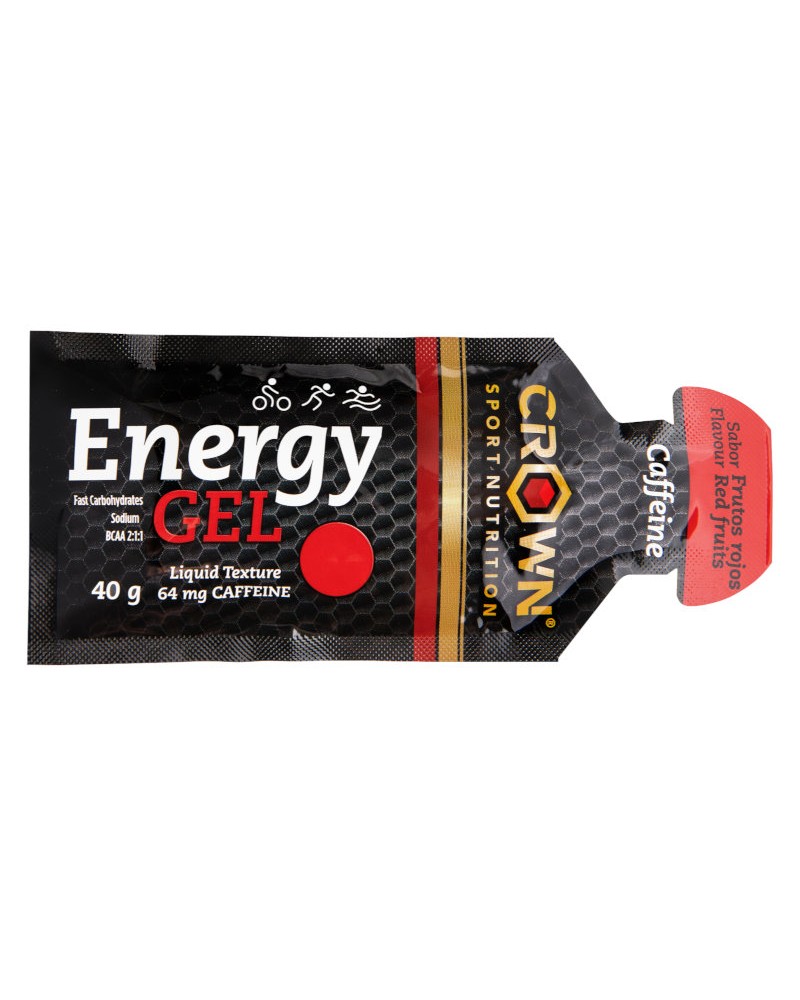 Gel Crown Energy Gel Frutos Rojos con Cafeína