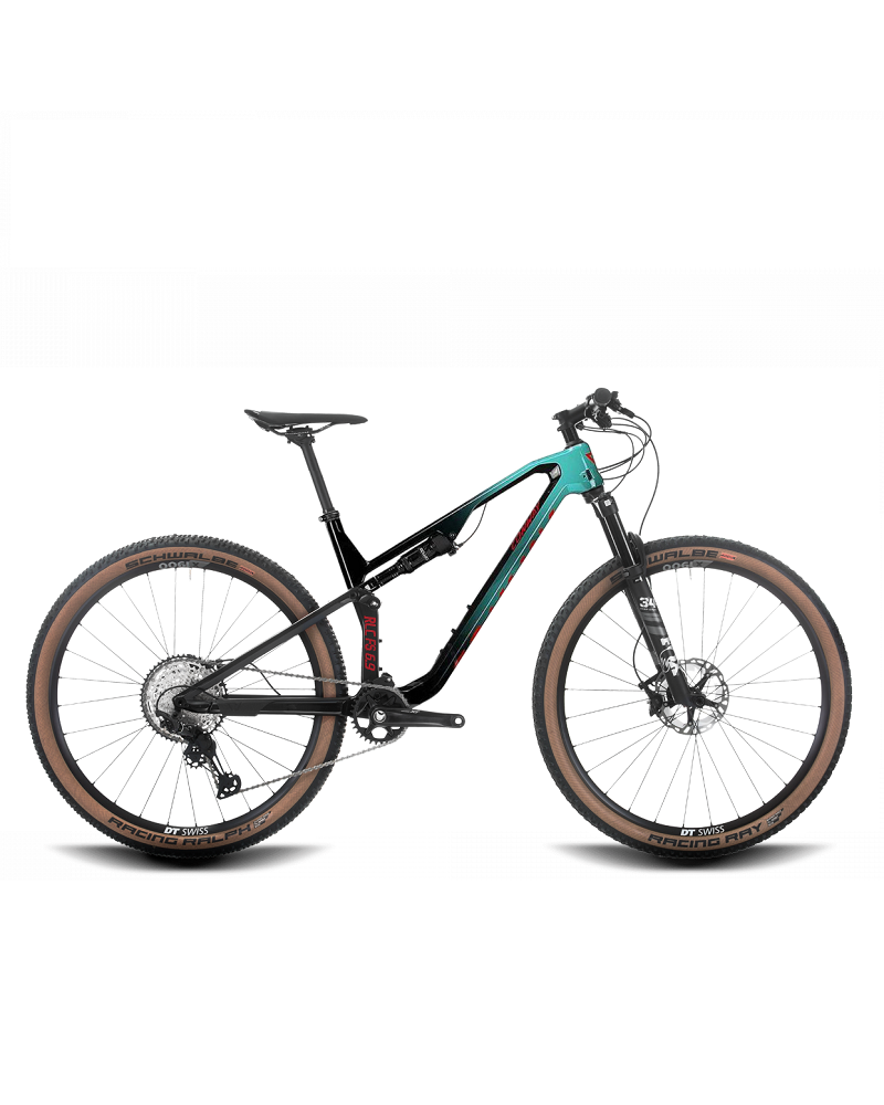 Bicicleta Conway RLC FS 6.9 2022 Turquoise Fade/Red