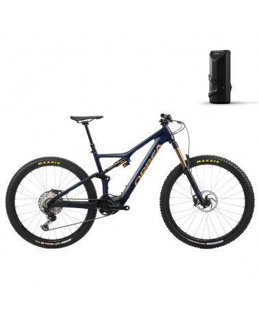 Bicicleta Oferta Orbea Rise M10 2022 Blue Carbon/Redgold + Range Extender Gratuito