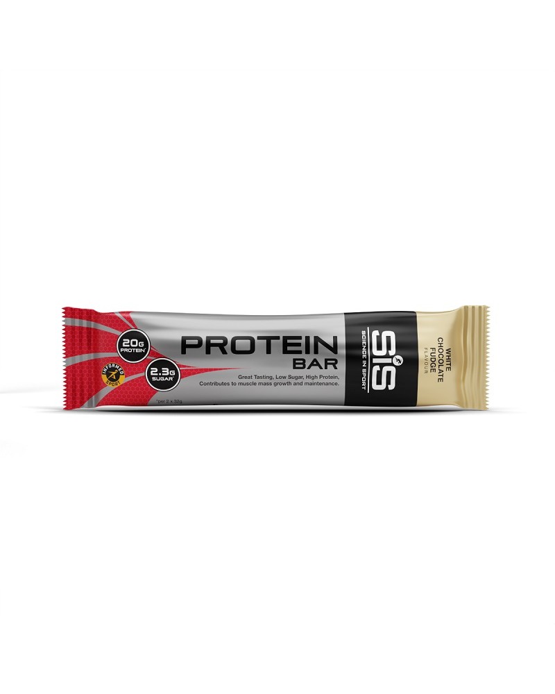 Barrita de Proteina Sis White Chocolate Fudge 64g.