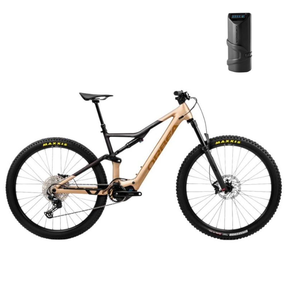 Bicicleta Orbea Rise H30 2023 Brown + Extender