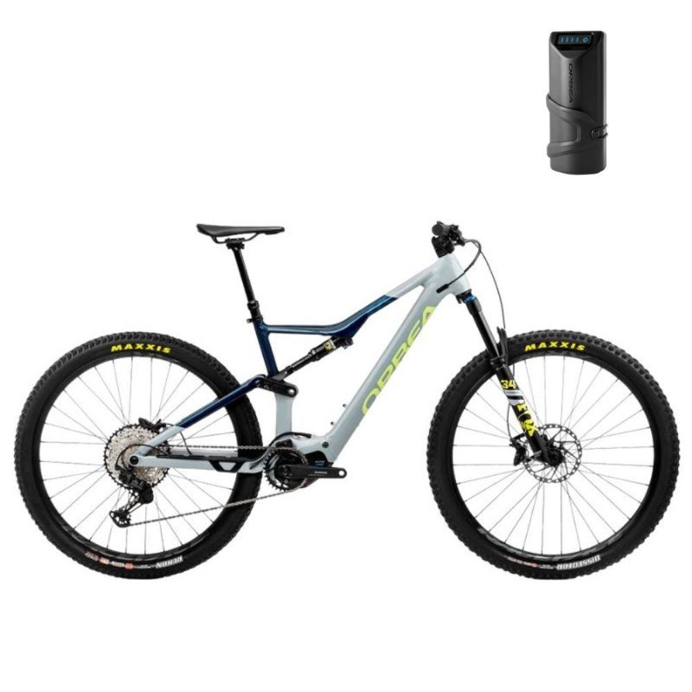 Bicicleta Orbea Rise H20 2023 Grey/Blue + Extender