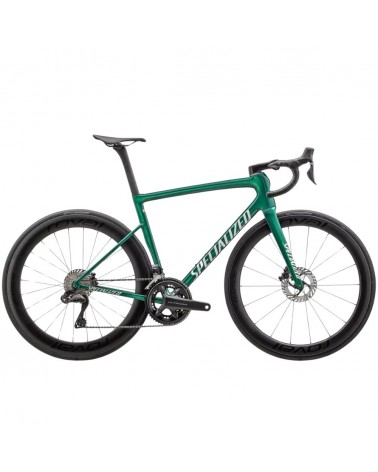 Bicicleta Specialized S-Works Tarmac SL8 Pro 2024 Ultegra Di2 Gloss Pine Green Metallic/White