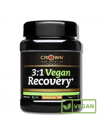 Recuperador Crown 3:1 Vegan Recovery+750g Chocolate