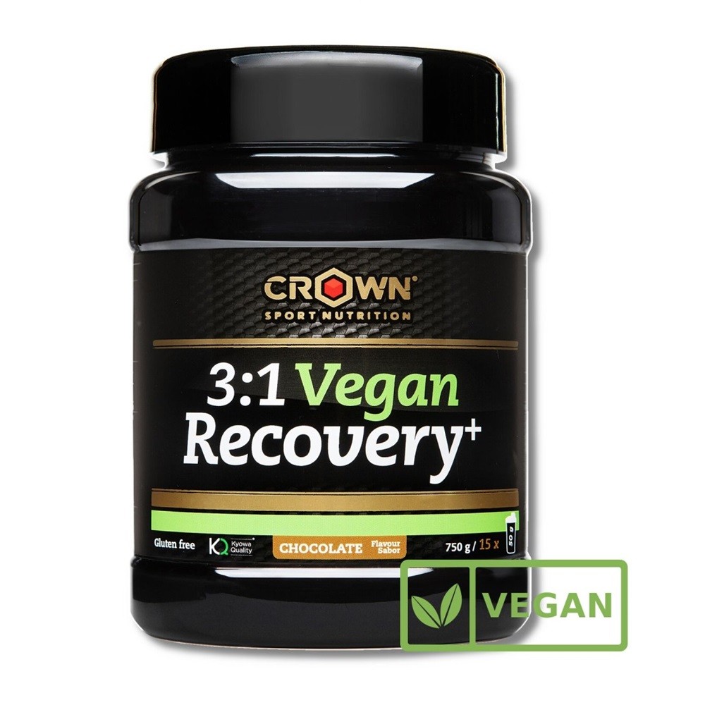 Recuperador Crown 3:1 Vegan Recovery+750g Chocolate