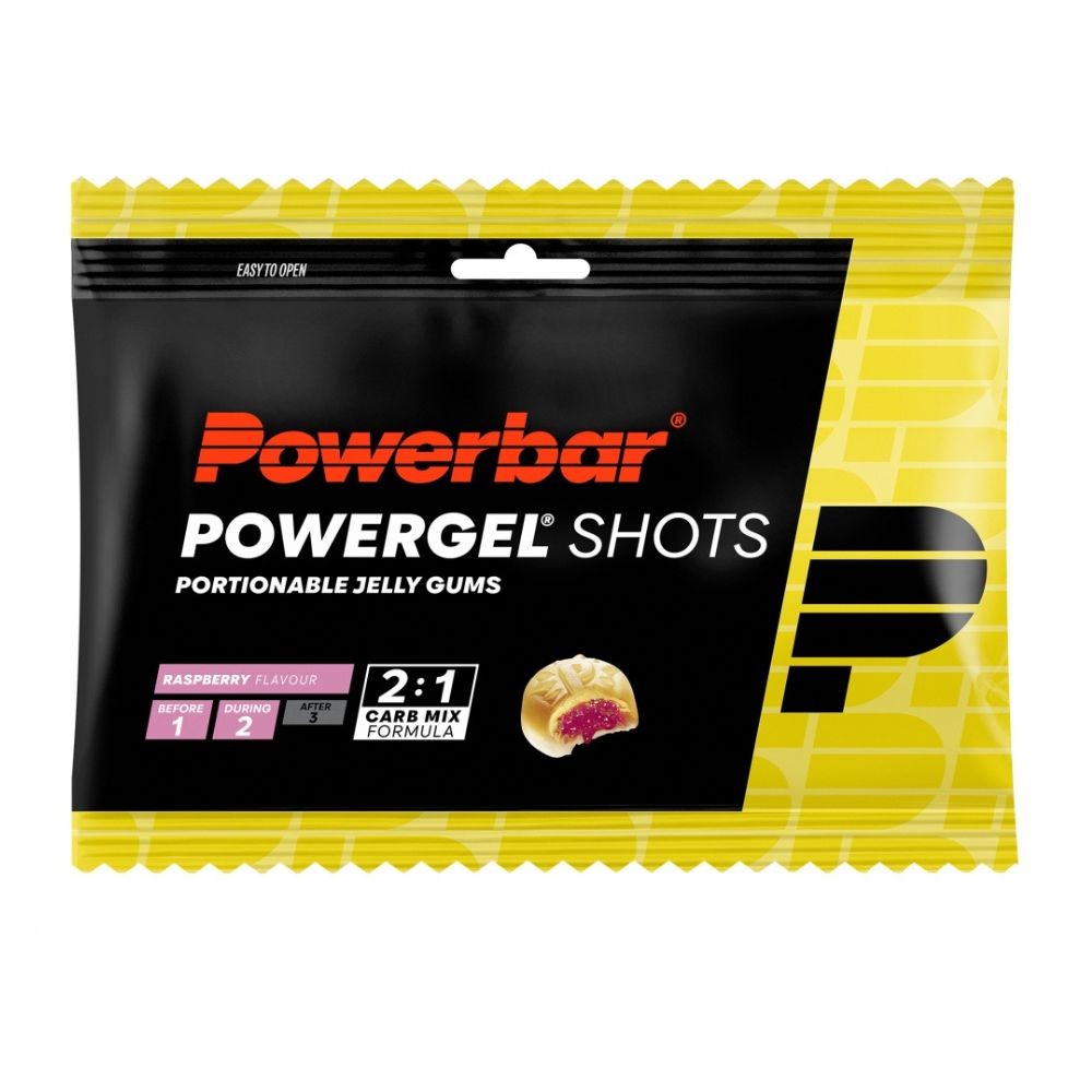 Gominolas PowerBar PowerGel Shots Frambuesa