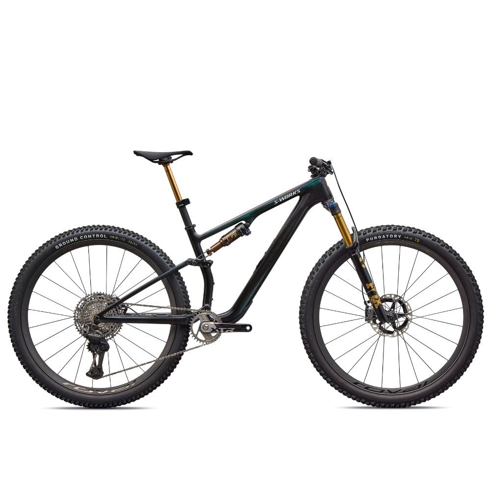 Bicicleta Specialized Epic 8 S-Works Evo DI2 Gloss Carbon / Green to Purple Viavi Fade / Brushed Liquid Metal 2026