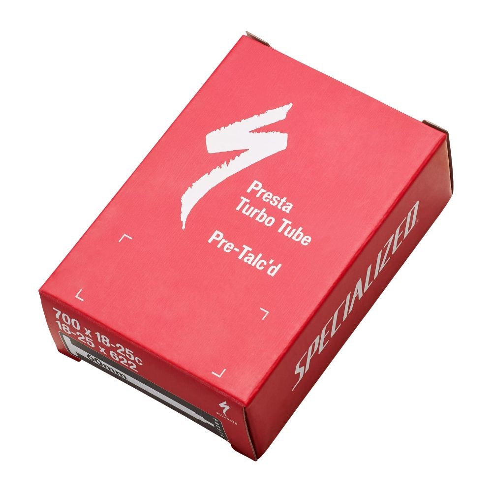 Cámara Specialized Turbo Carretera 700c 28-42C Válvula Presta Talco