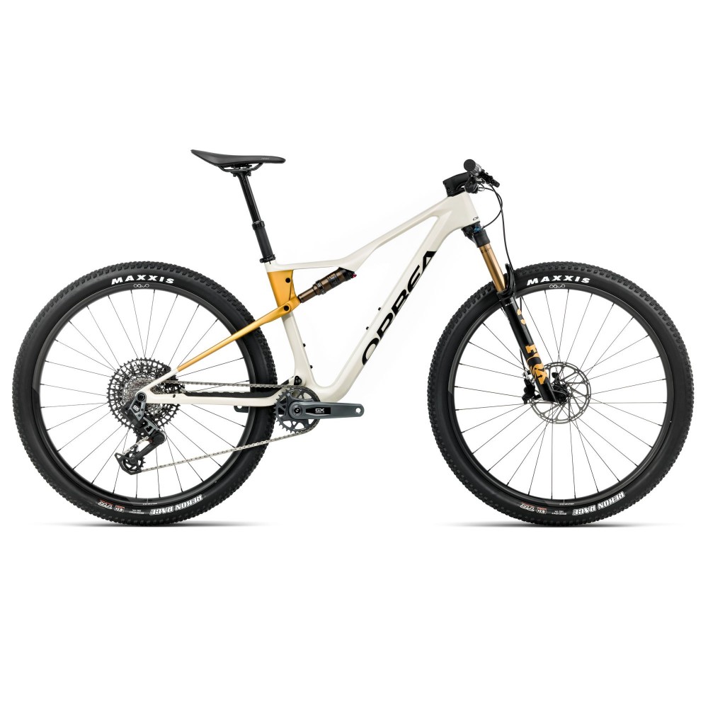 Bicicleta Orbea OIZ M10 AXS Ivory White (Gloss) - Bumblebee Yellow (Matt) 2026