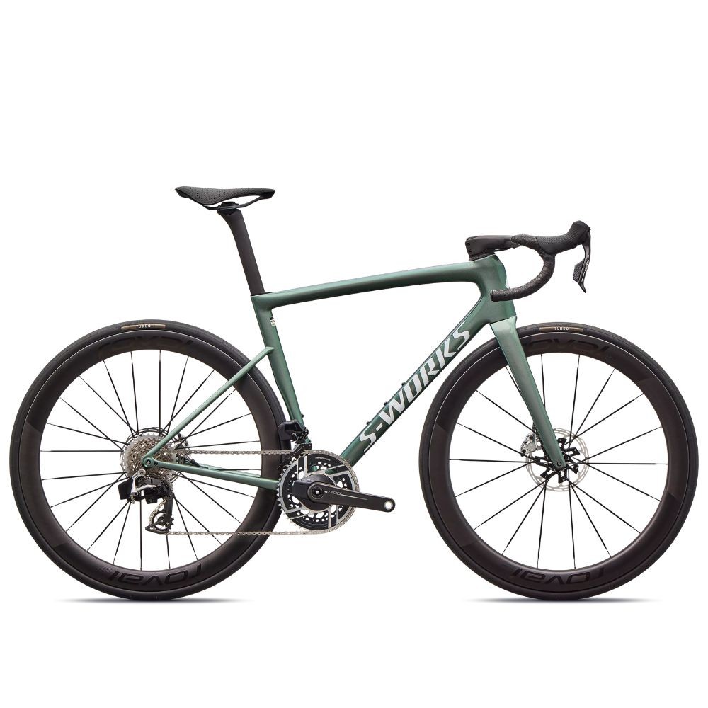 Bicicleta Specialized S-Works Tarmac SL8 SRAM RED AXS Gloss Premium Fjord Metallic / White Metallic Silver 2026