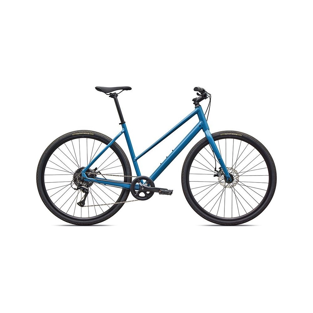Bicicleta Specialized Sirrus X 1.0 Step-Through Satin Grey Blue / Cast Blue Metallic Frost Reflective 2026