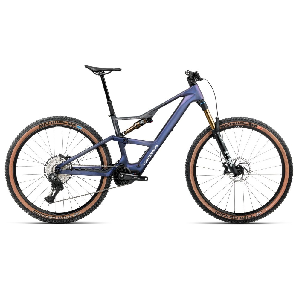 Bicicleta Orbea RISE SL M10 420W Tanzanite Carbon View - Carbon Raw (Matt) 2026