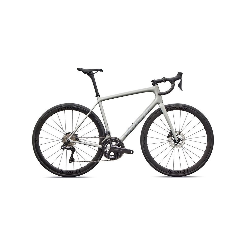 Bicicleta Specialized Aethos 2 Expert - Shimano Ultegra Di2 Gloss Dolomite Metallic / Blue Pearl Over Shadow Silver 2026