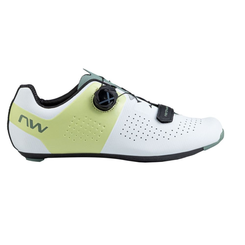 Zapatillas Carretera Northwave Storm Carbon Blanco-Amarillo Pastel "SIN CAJA"