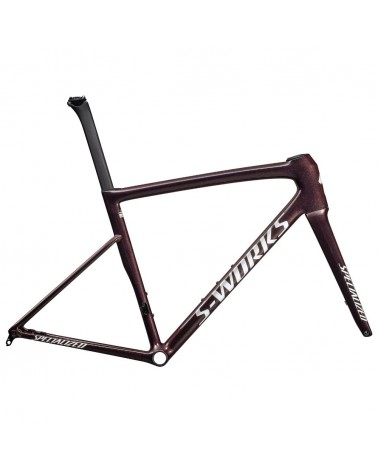 Cuadro Specialized S-Works Tarmac SL8 Gloss Solidity / Red To Black Pearl / Metallic White Silver 2025