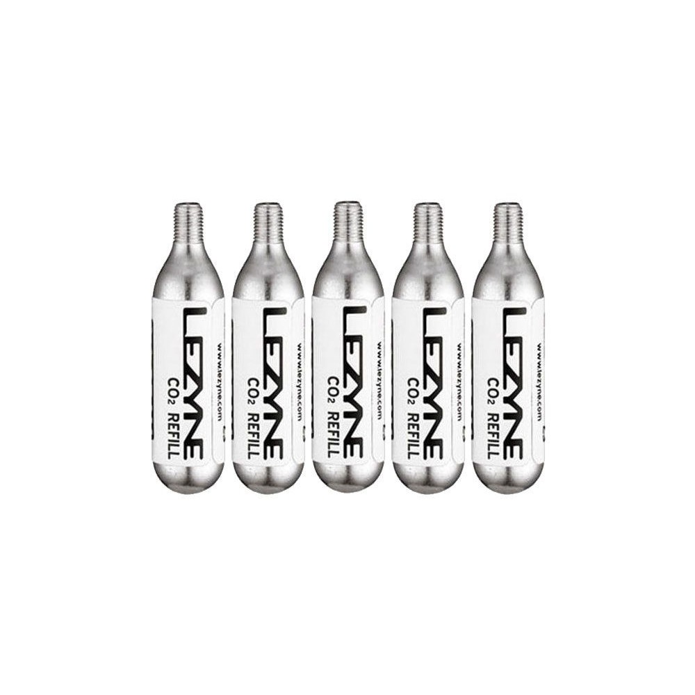 Bombonas Lezyne 16g co2 - 5 pack silver