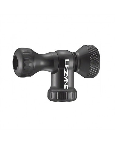 Adaptador Lezyne control drive co2 head only gloss black