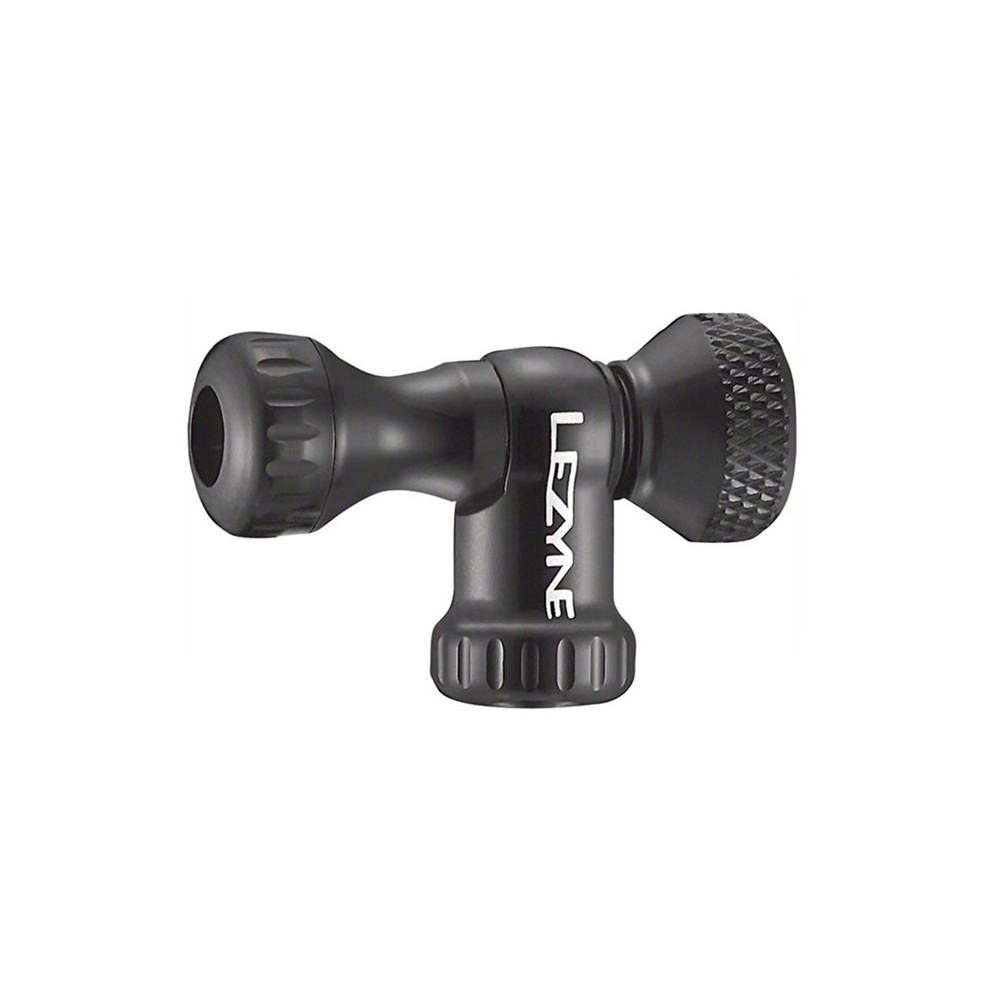 Adaptador Lezyne control drive co2 head only gloss black