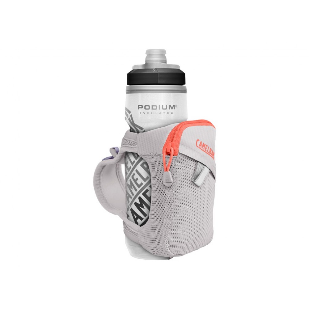 Bidón Camelbak quick grip chill handheld, silver/dusk 0.6L