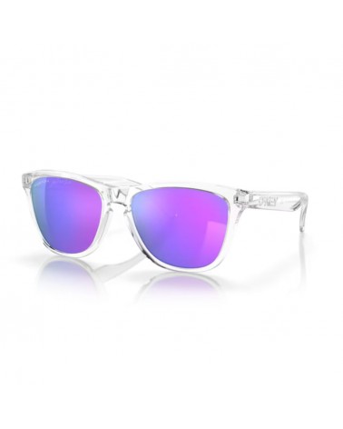 Gafas Oakley Frogskins Lentes prizm violet/Montura polished clear
