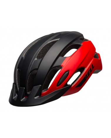 Casco Bell Trace matte rojo/negro