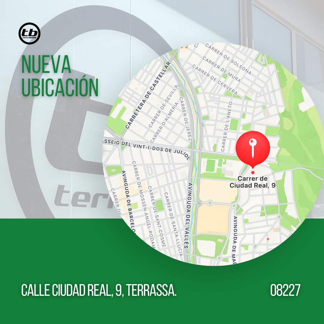 nueva ubicación Terrabike